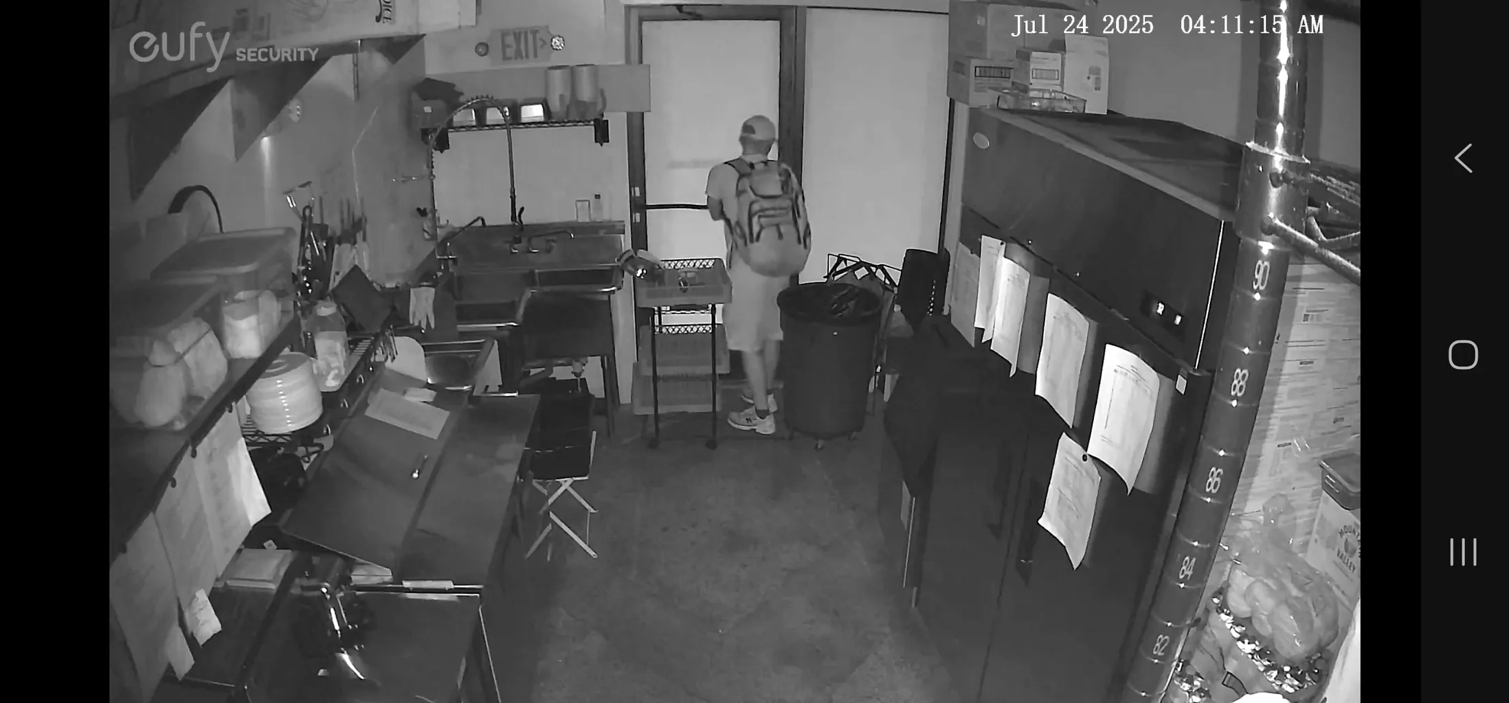 Thief Caught on Camera