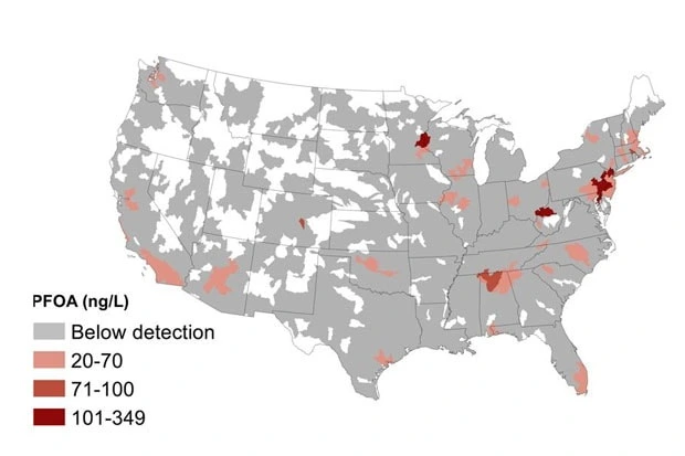 PFOA and PFAS chemical pollution explainer image