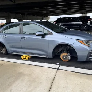 Toyota Corolla Wheels Stolen Under I-95